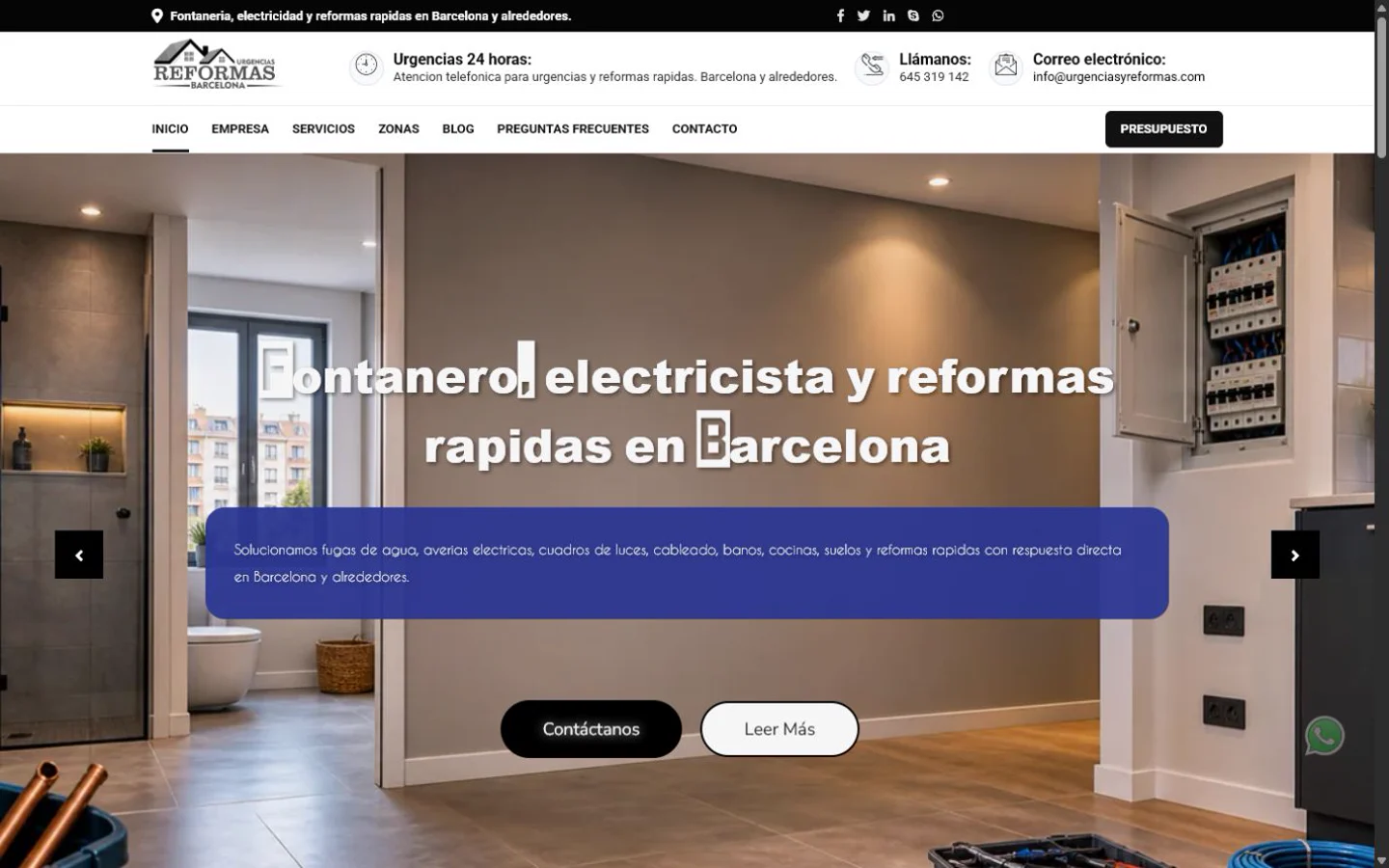 Caso real: Urgencias y Reformas